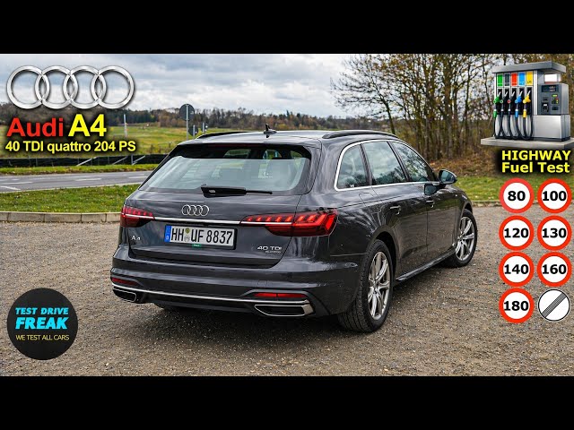 2024 Audi A4 Avant 40 TDI quattro (204 PS) TEST DRIVE 🚗 Fuel Consumption & Diesel Performance Review