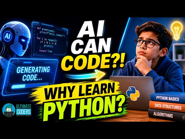 AI Can Code Now... So Why Are Kids Still Learning Python? 🤖💻