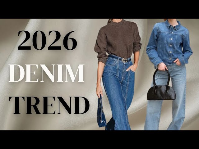 Tendencias de mezclilla de 2026 que estarán en todas partes
