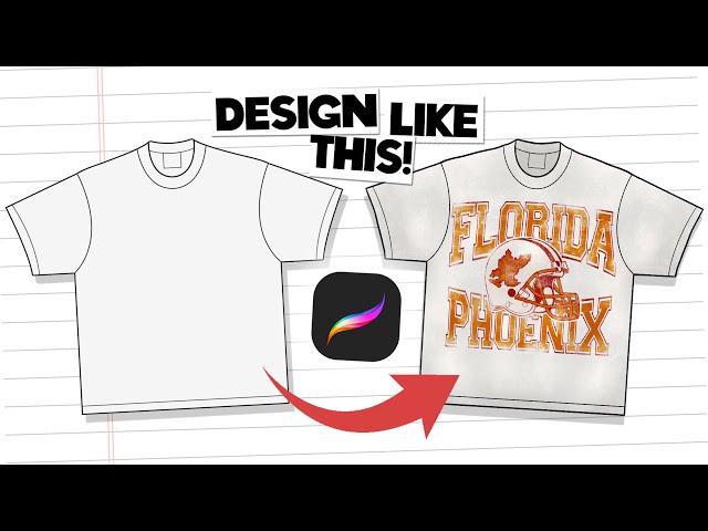 How I Use PROCREATE to DESIGN Clothes (Beginner Friendly!)