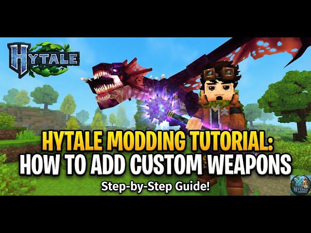 Hytale Modding Tutorial : How to Add Custom Weapons