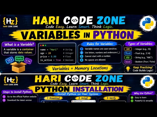 🐍 Python Installation for Beginners | Step-by-Step Guide | Hari Code Zone