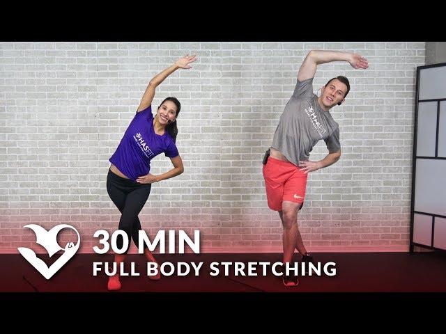 30 Minute Full Body Stretching Exercises - How to Stretch to Improve Flexibility & Mobility Routine