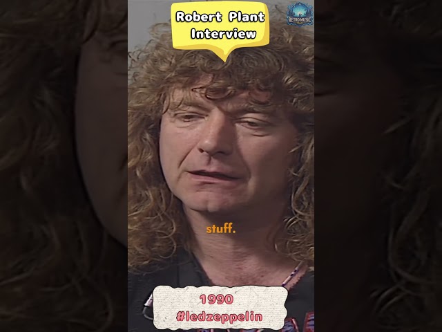 Robert Plant’s Rare 1990 Interview 🤘 | Led Zeppelin Legend Speaks Out #shorts