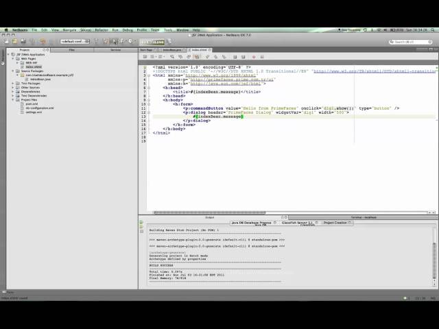 Creating a Maven Web Application Archetype in NetBeans 7
