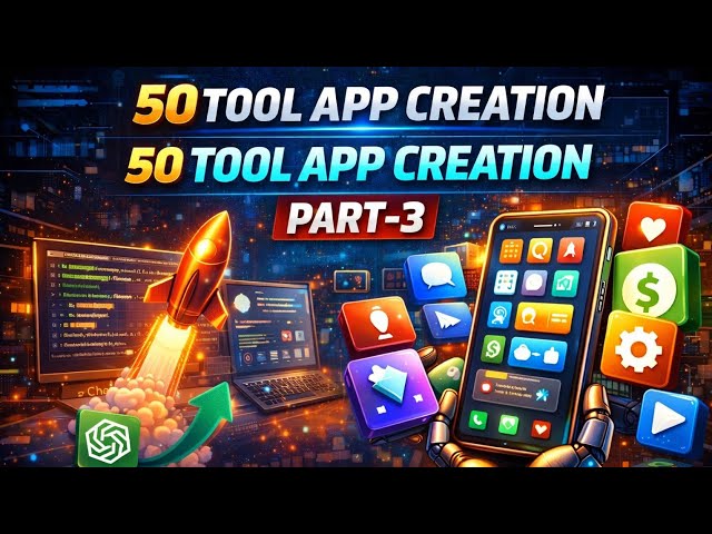 50 tool app creation series|50 tool app creating part 3|