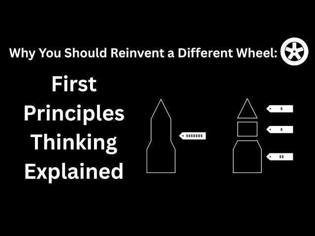 Faceless explainer: What is first principle's thinking?