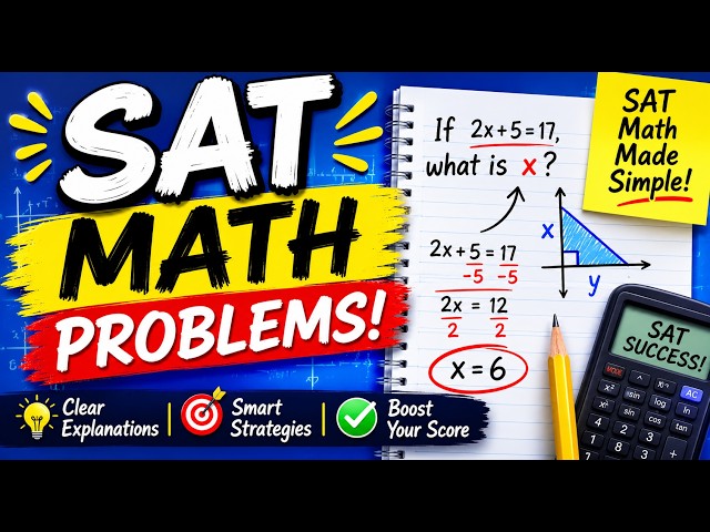 Math SAT Problems Solved 6