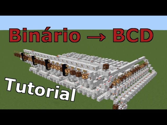 Binary to BCD Converter in Minecraft | Tutorial
