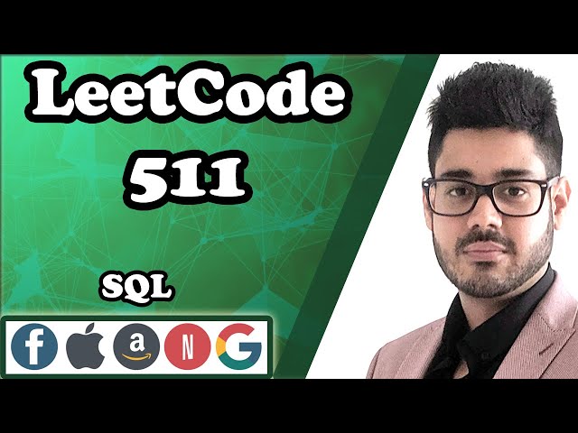LeetCode 511 - Game Play Analysis I - SQL Group By