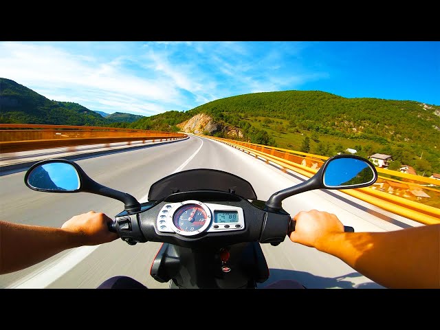 GILERA RUNNER 50 | TOP SPEED & ACCELERATION | POV | ENGINE SOUND ONLY | 4K