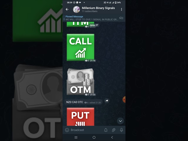 BINARY SIGNALS RESULT BY MBS TRADER