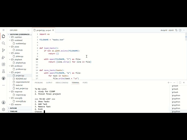 Final project - To-Do List Manager