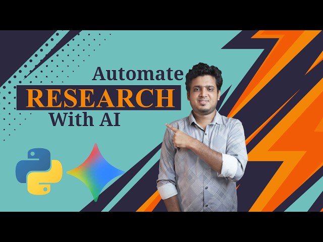 Build an AI Research Assistant with Python & Gemini (Full Project Tutorial)