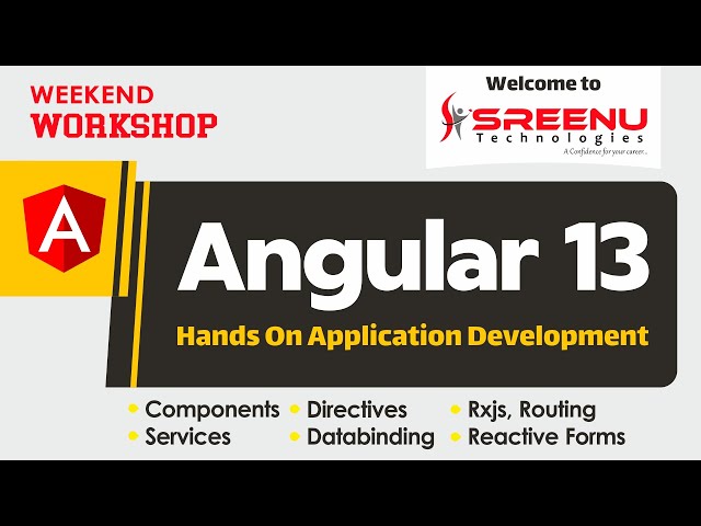 Angular-13 (2 Days Weekend Workshop) | By Mr. Ranjan