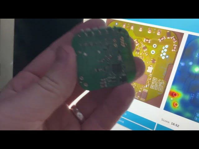 OpenAOI/anodet Demo, anomaly detection on pcb