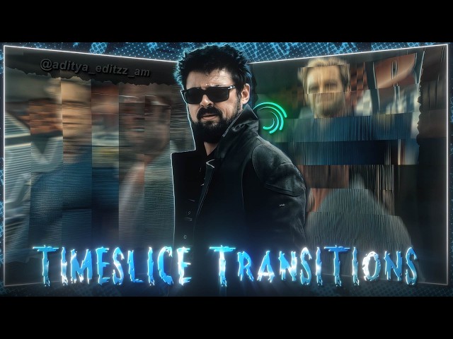 Ae Like TIMESLICE TRANSITION In Alight Motion💀 (+free preset)| Horizontal + Vertical Transition