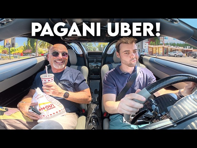 Picking Up UBER Riders In A $4 Million Pagani!