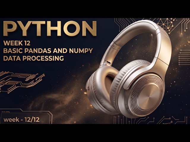 🐍🎧 Python | AUDIOBOOK. | IIT MADRAS BS Data science WEEK - 12