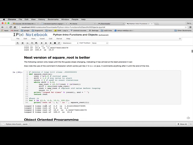 Introduction | Part-18 | Data Structure and Algorithm with Python | iPython and inheritance
