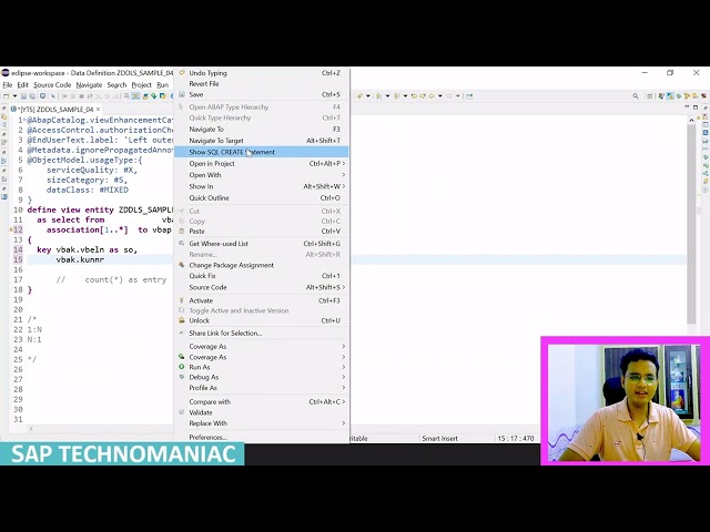 Association in cds view abap CDS Part 9 ABAP on HANA Course