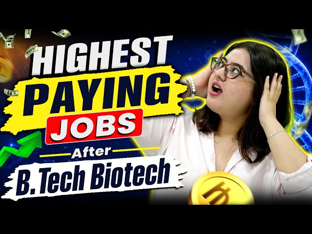🥇 Top Career Options After B.Tech Biotechnology | Highest Paying Jobs #biotechnology #biotech