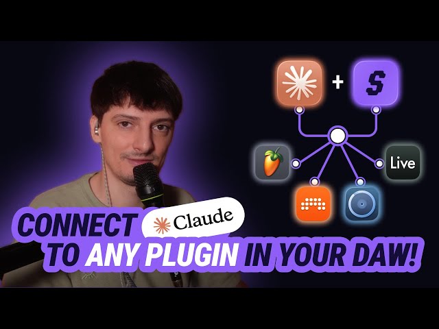 Claude can talk with ANY PLUGIN in your DAW! SnappySnap - integrated MCP demo.