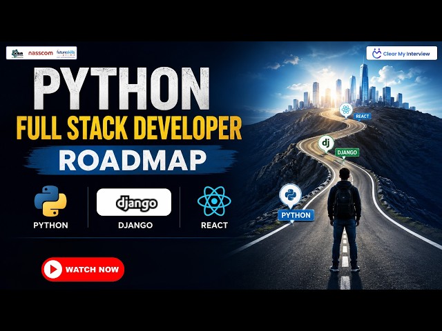 Python Full Stack Developer Roadmap: Python, Django & React
