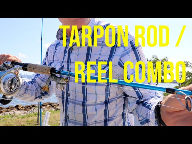What Tarpon Rod and reels Combo TFO Tactical Inshore for Miami Tarpon Fishing | Fly and Fish Tv