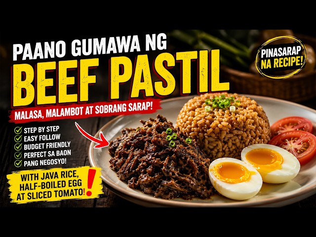 Beef Pastil Recipe Tagalog | Paano Magluto ng Beef Pastil at Java Rice
