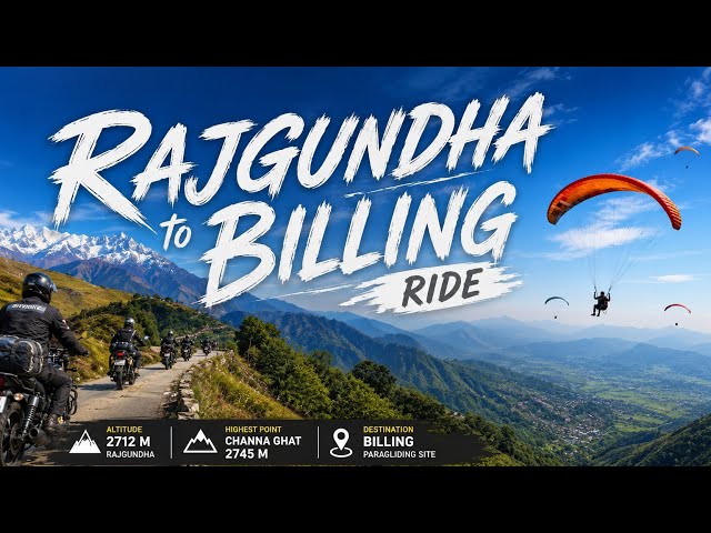 RAJGUNDHA TO BILLING... GROUP RIDE #Rajgundha #Billing #HimachalPradesh #MotorcycleRide #HondaCB350 