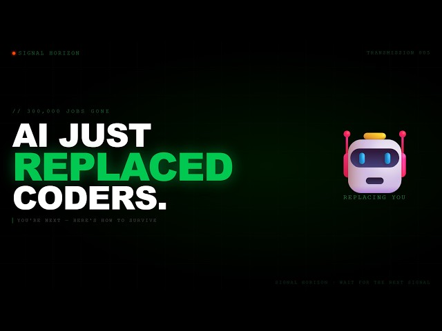 AI Just Replaced 300,000 Coders. You're Next.