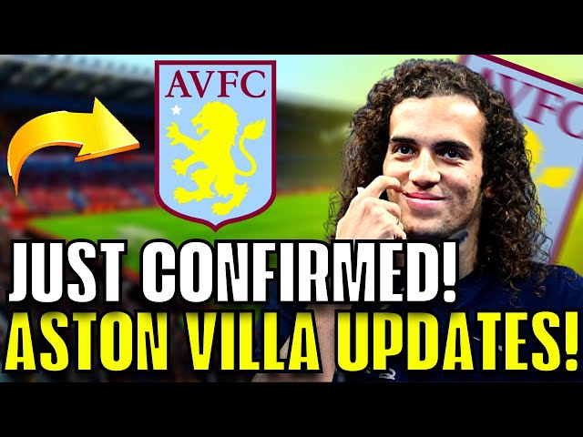 BREAKING NEWS! LAST MINUTE MATTÉO GUENDOUZI! NOBODY EXPECTED! ASTON VILLA NEWS - ASTON VILLA UPDATES