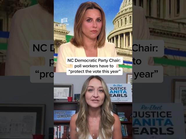 NC Democratic Party Chair: poll workers have to "protect the vote this year"