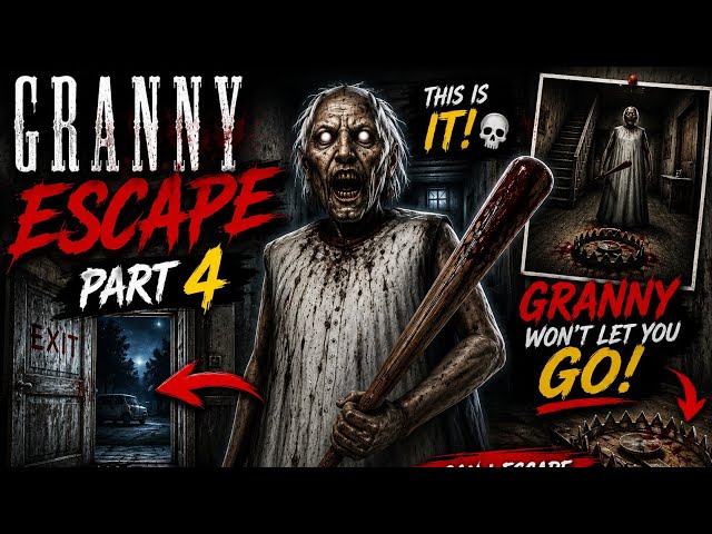 GRANNY ESCAPE Part 4 💀 | Final Escape Challenge! | Hindi Gameplay
