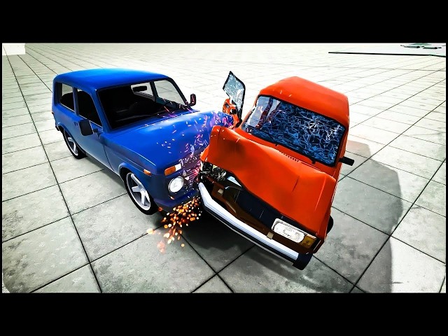 ULTIMATE CAR CRASHES! 💥 BeamDrive Realistic Physics vs Giant Speed Bumps 😱