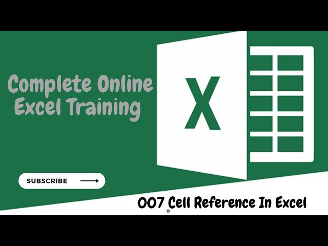 007 Cell reference #excel #exceltutorial