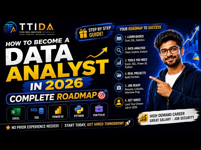 Stop Learning Data Analytics Randomly! Follow This Roadmap for 2026 | TTIDA