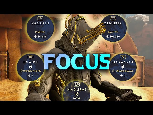 WARFRAME Focus Guide & How To Get Focus Lens In Warframe