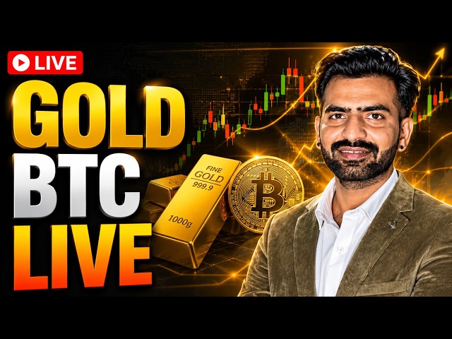 🔴 Gold Live Trading | Crypto & BTC Live Market Analysis | Today