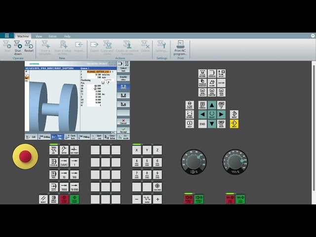SinuTrain for SINUMERIK Operate shopturn
