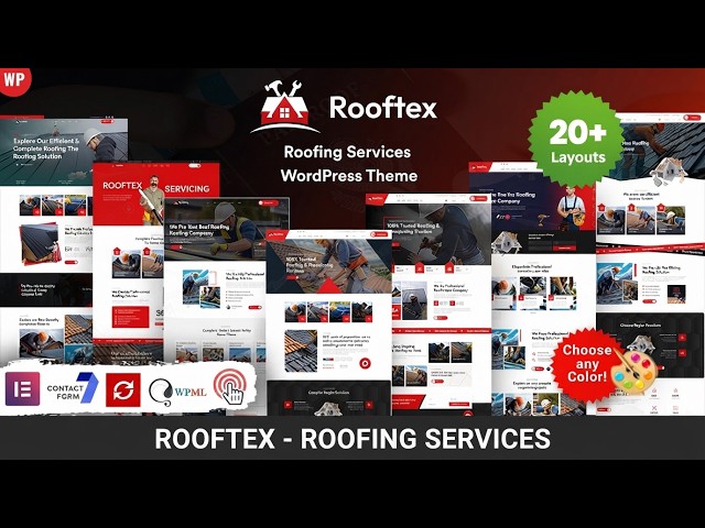 Inside Look: Rooftex Roofing Services WordPress Theme