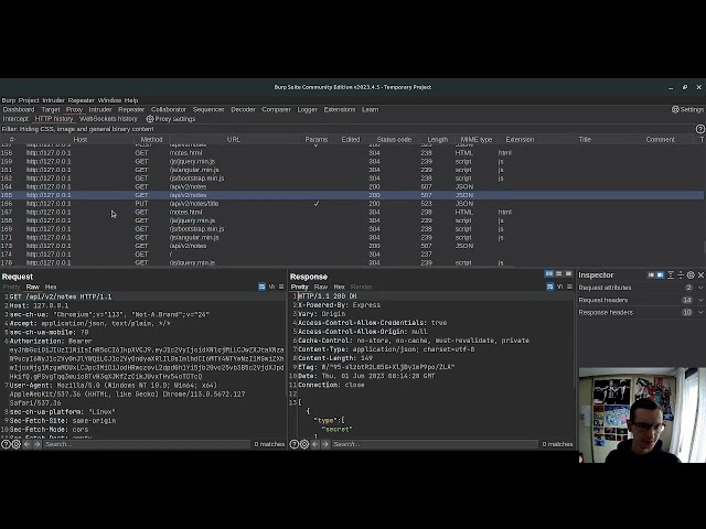 14. Excessive Data Exposure (through hidden API) / Hacking DVWS with Burp Suite