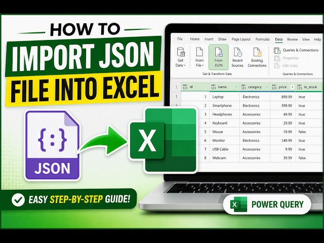 How to Import a JSON File into Excel