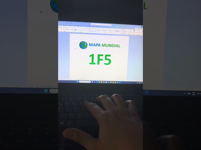 COMO CREAR UN ICONO DE MAPA MUNDIAL CON EL ATAJO EN WORD #atajos #microsoftWord #office #trucos