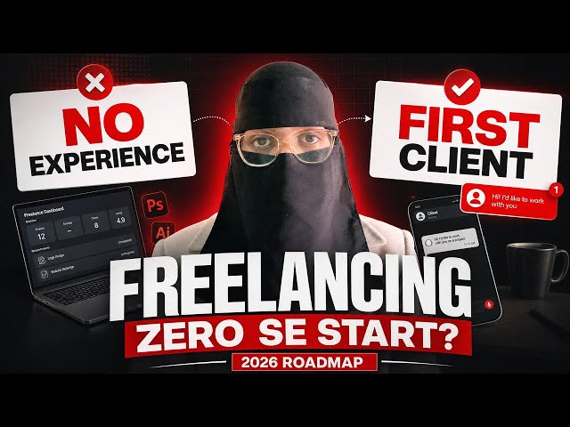 Freelancing Zero Se Kaise Start Kare? 😱 | No Experience Se First Client Tak (2026)#freelancing 