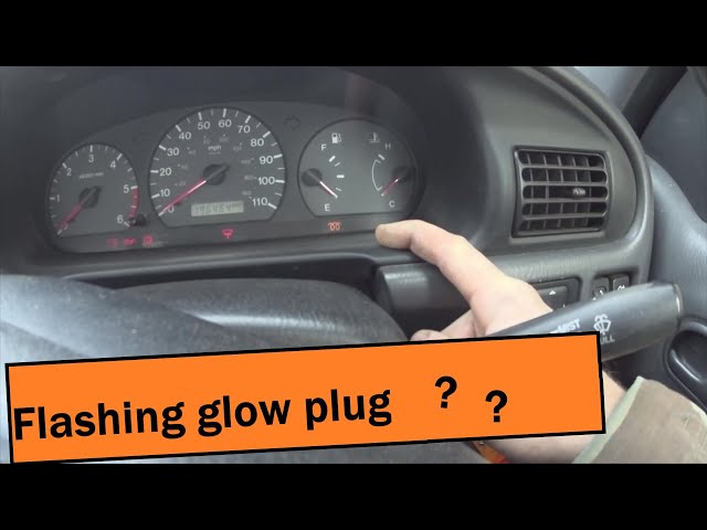 How to read diagnostic codes on a mk1-2 Ranger / B2500 | flashing glow plug light fixed | no OBD