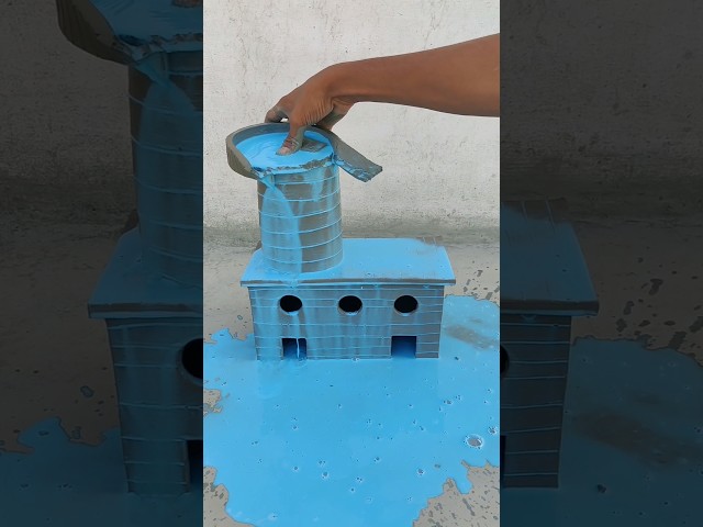 destroying a beautiful miniature clay house 😱#789