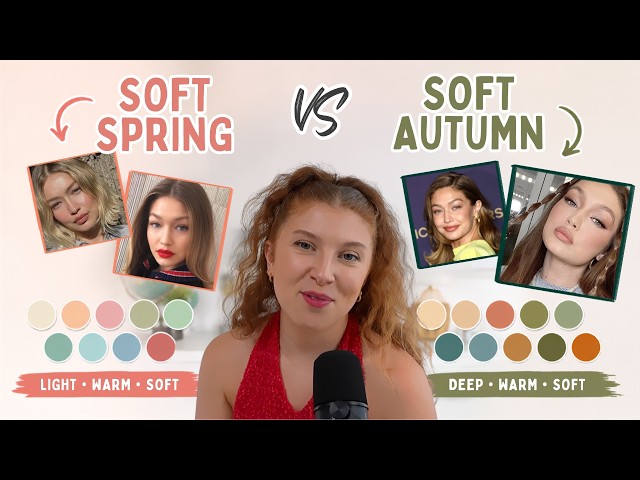 Soft Spring vs Soft Autumn: The ONE Difference Most Color Analysts Miss