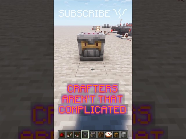 Here's the BASICS of HOW TO USE THE CRAFTER! | Redstone with PsiVolt #minecraft #redstone